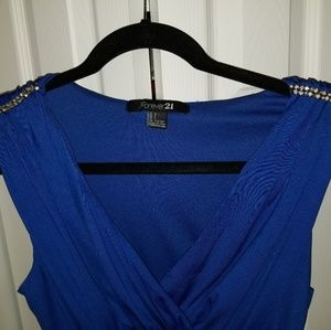 Forever 21 Royal blue cocktail dress